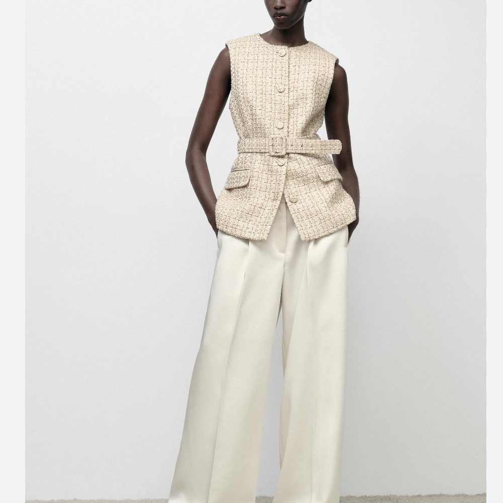 Zara Gold Vest